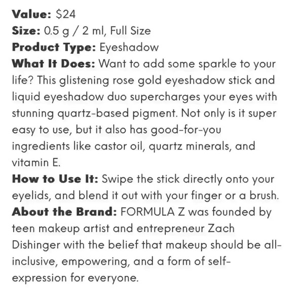 FORMULA Z COSMETICS - Picture 2 of 2